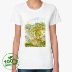 Женская футболка органик