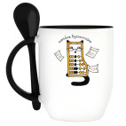 Кружка с ложкой