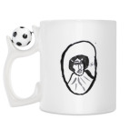 Кружка с футбольным мячиком