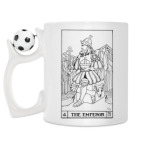 Кружка с футбольным мячиком