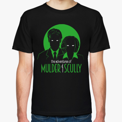 Футболка с принтом Малдер и Скалли (Секретные Материалы)