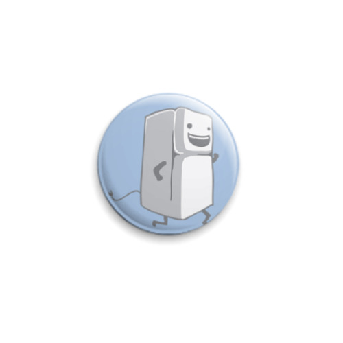 Значок 25мм с принтом Холодильник