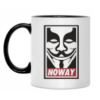 Кружка двухцветная