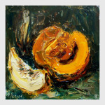 Тыква. Картина маслом.