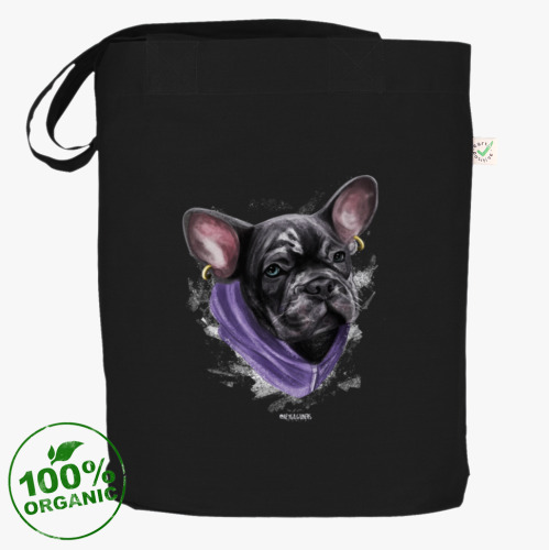 Сумка шоппер с принтом Свинья