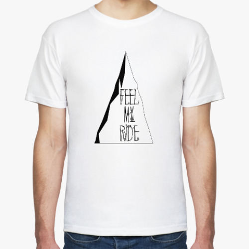 Футболка с принтом Feel My Ride