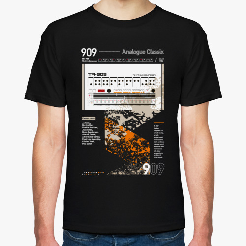 Футболка с принтом 909 Classix Beige