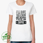 Женская футболка органик