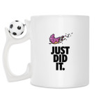 Кружка с футбольным мячиком