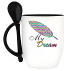 Кружка с ложкой