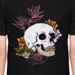 Череп с цветами