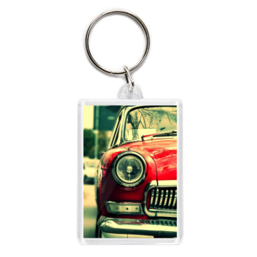 Брелок с принтом Машина в стиле ретро
