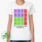 Женская футболка органик