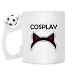 Кружка с футбольным мячиком