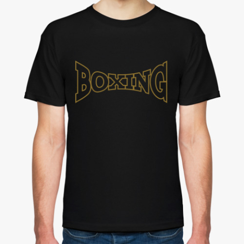 Футболка с принтом boxing