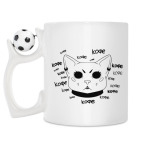 Кружка с футбольным мячиком