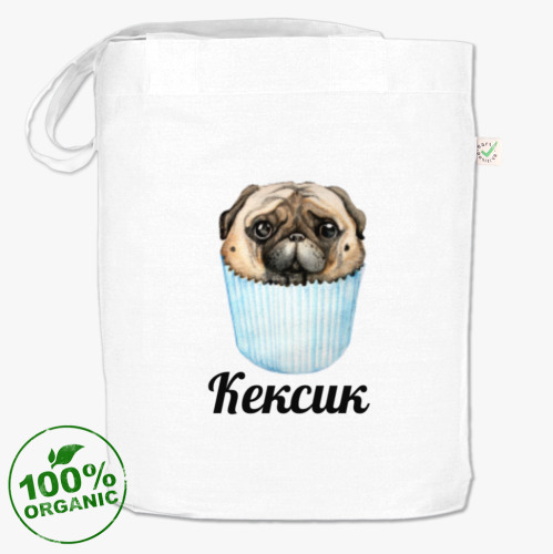 Сумка шоппер с принтом Cupcake Dog