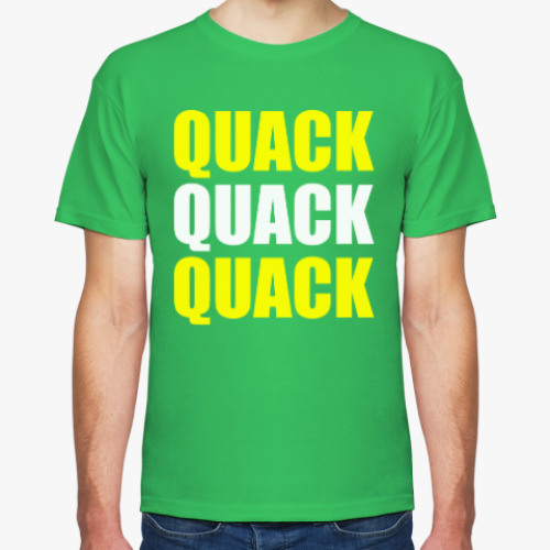 Футболка с принтом QUACK
