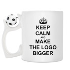 Кружка с футбольным мячиком