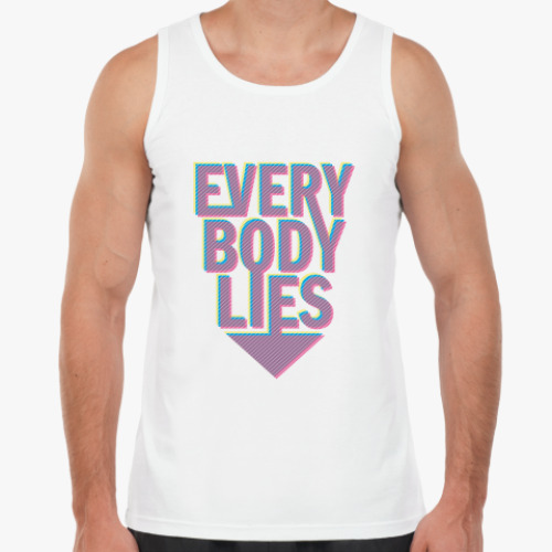 Майка с принтом Everybody Lies