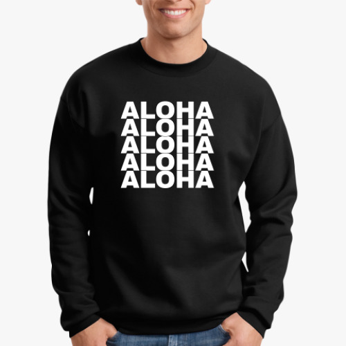 Свитшот с принтом ALOHA