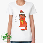 Женская футболка органик