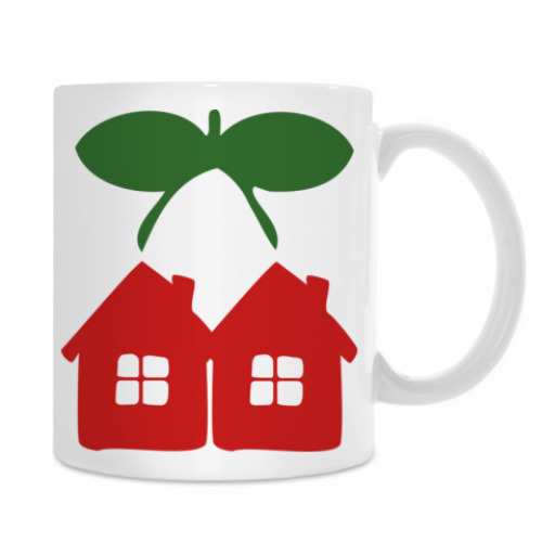 Кружка с принтом DACHA v podmoskov'e