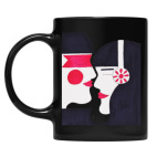 Кружка цветная UV-DTF