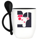 Кружка с ложкой