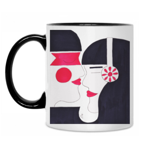 Кружка с принтом You and me