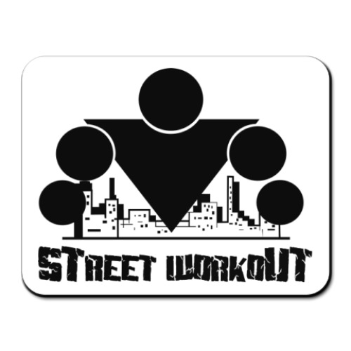 Коврик для мыши с принтом Street Workout