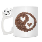 Кружка с футбольным мячиком