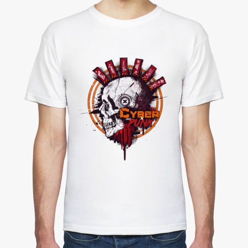 Футболка с принтом Киберпанк