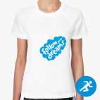 Женская спортивная футболка