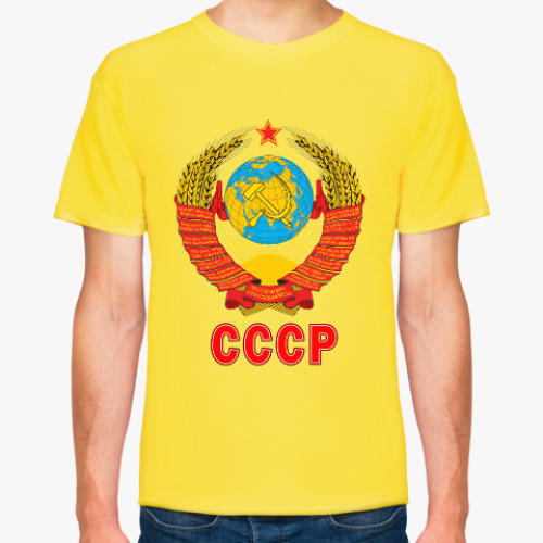 Футболка с принтом Символы СССР