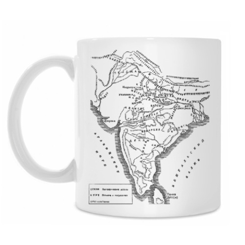 Кружка с принтом Индия