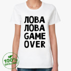 Женская футболка органик