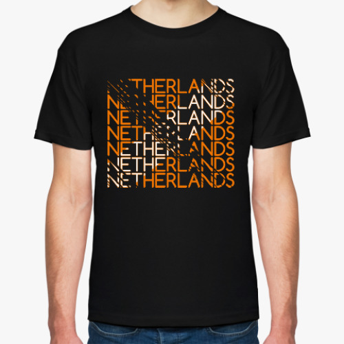 Футболка с принтом Сборная Голландии - Нидерландов по футболу