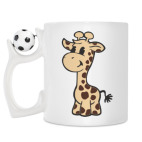 Кружка с футбольным мячиком