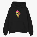 Толстовка худи оверсайз