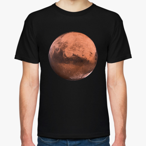 Футболка с принтом Марс
