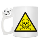 Кружка с футбольным мячиком