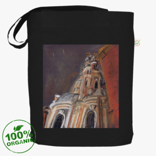 Сумка шоппер с принтом Собор на Васильевском