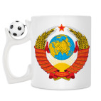 Кружка с футбольным мячиком