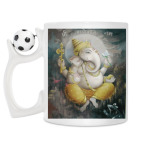 Кружка с футбольным мячиком