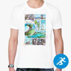 Мужская спортивная футболка