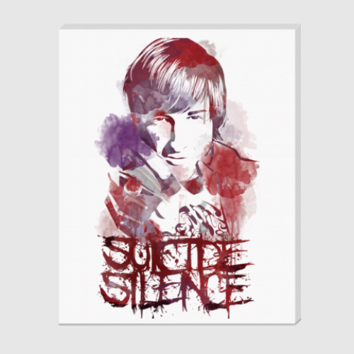 Холст с принтом  Митч Лакер - Suicide Silence
