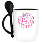 Кружка с ложкой