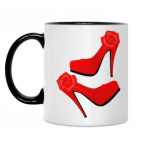 Кружка двухцветная