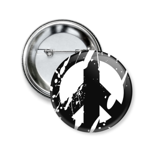 Значок 50мм с принтом Make love